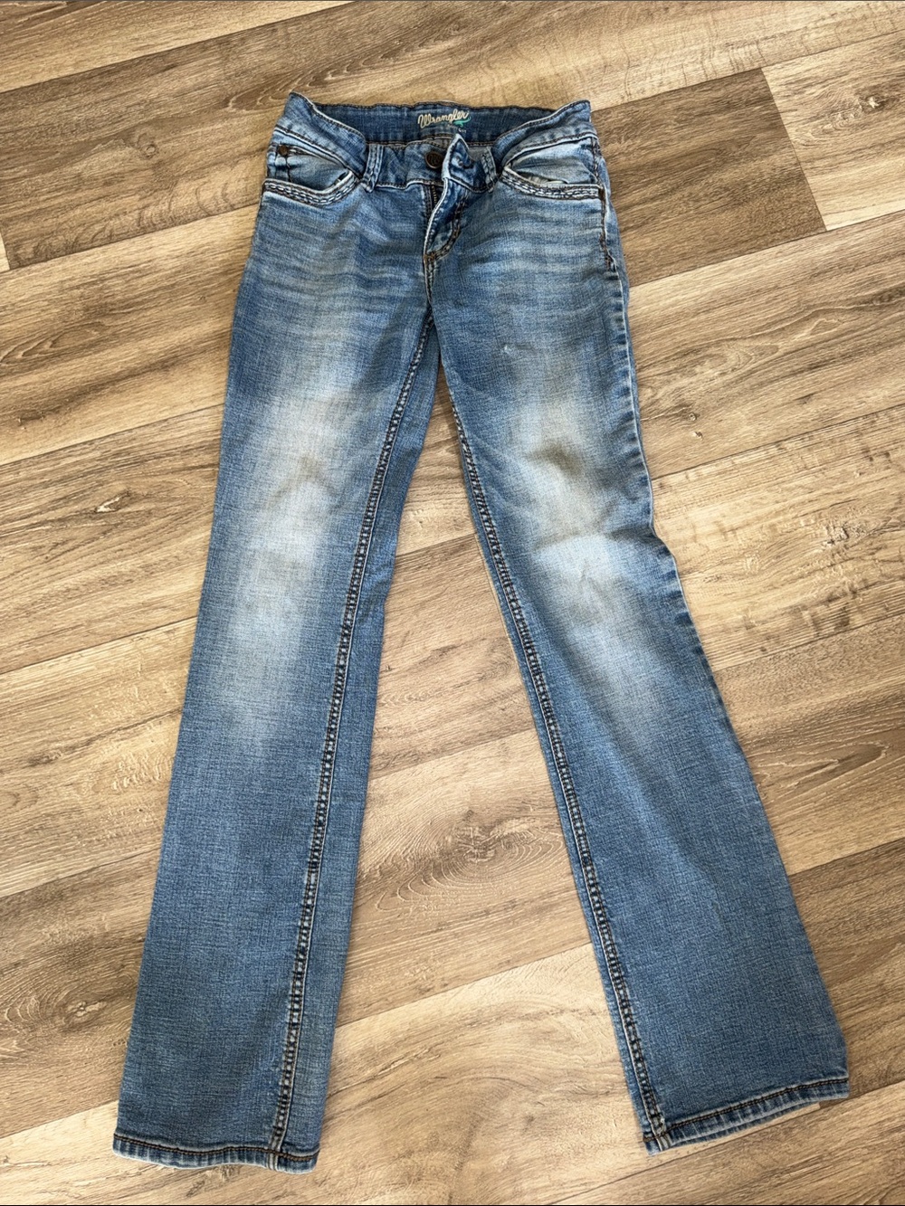 Wrangler Women's Boot Cut Jeans - Medium Blue Wash